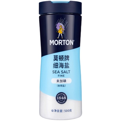 莫顿无碘海盐0.5%MORTON