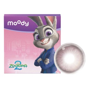 moody美瞳日抛疯狂动物城2合作尼克棕彩色隐形眼镜中小直径10片