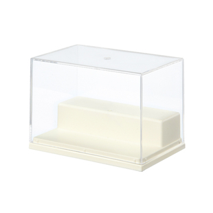 萌粒展示盒泡泡玛特小号公仔摆件手办展示柜透明防尘盲盒展示架