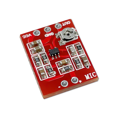MAX4466驻极体 话筒放大器板 麦克风放大模块 增益可调拾前级音器