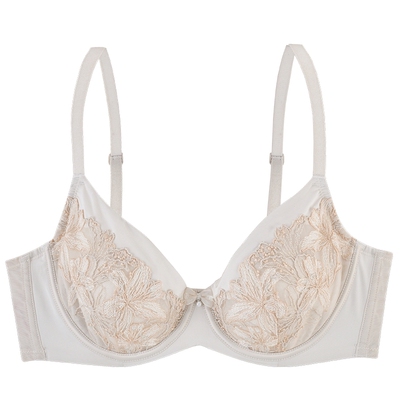 MYBODY商场同款新款内衣莫奈花园重工刺绣蕾丝大胸显小显瘦文胸女