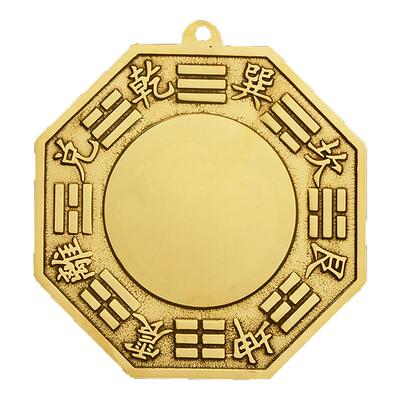 八卦镜全纯铜制大门镜子