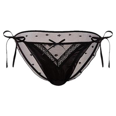 「LA」Ella·温柔细语|静感系列*温婉性感缎面蕾丝系带纯欲女内裤