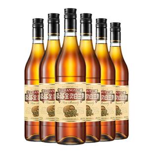 张裕官方授权金奖白兰地家庭国产洋酒38.5度整箱6瓶可乐桶700ML