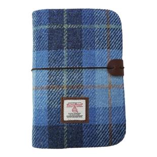 Harris tweed粗花呢A6定页手帐本书衣手账本旅行笔记本复古记事本