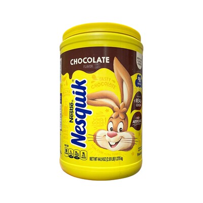 美国直邮 Nestle雀巢低脂可可粉巧克力冲饮粉朱古力粉大罐1.275kg