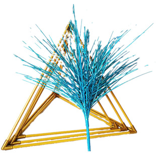 高档仿真孔雀草把束假花家居落地装饰大型婚庆道具蒲公英客厅摆件