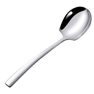 28CM加厚不锈钢服务勺大号分菜勺酒店用品自助餐勺沙拉勺公用勺子