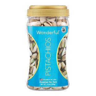 【当季大颗粒，不含食用盐】Wonderful万多福进口无盐开心果380克