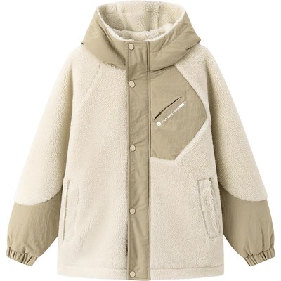 巴拉巴拉男童棉服中大童宝宝加绒棉衣外套冬装新款童装儿童棉袄厚