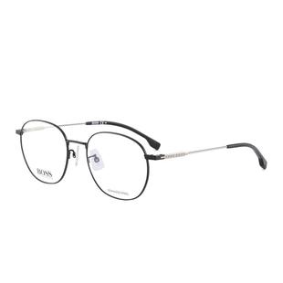 HUGO BOSS眼镜框简约复古圆框超轻金属近视眼镜架男可配度数 1220