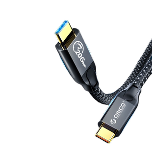 ORICO奥睿科双typec数据线全功能PD100W快充4k投屏8K传输20gbps公对公usb3.2Gen2适用手机电脑硬盘雷电3/5米