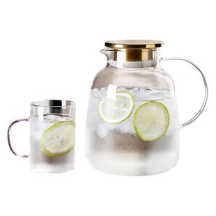 耐高温冷水壶家用大容量玻璃凉白开水杯客厅装水壶凉水壶茶壶套装