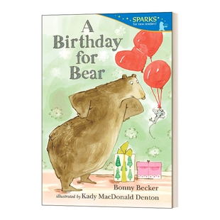 英文原版 A Birthday for Bear Bear and Mouse 02 熊的生日 熊和老鼠02 儿童幽默故事绘本 Bonny Becker 英文版 进口英语原版书籍