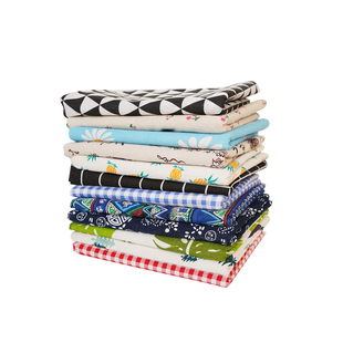 绘岳格子棉麻印花衬布DIY小清新桌布手工编织收纳筐底衬布美术室静物绘画衬布防皱加厚布料写生静物背景台布