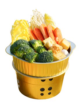 希箔士一次性铝箔锅火锅套装