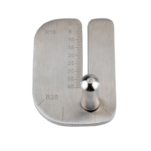 不锈钢拔斩器圆角器diy皮革辅助打孔拔斩防止皮料变形可裁切圆角