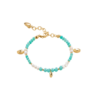 Amber Lollipop天河石手链女款淡水珍珠流苏手串轻奢小众精致手饰