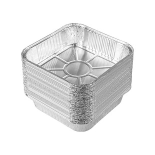 空气炸锅专用锡纸盘方形烤盘锡纸盒烘焙锡纸烤箱家用铝箔纸锡纸碗