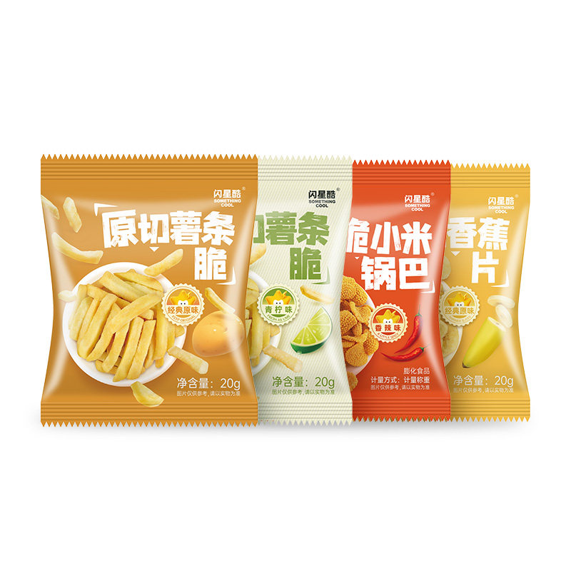 闪星酷12包酥脆小包零食易携带