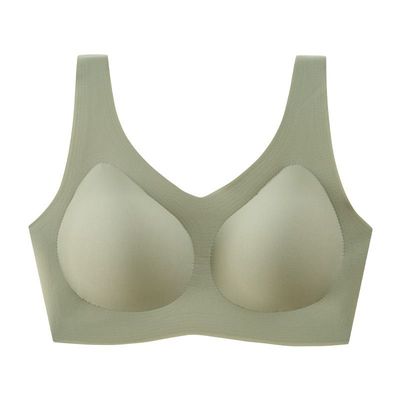 无痕黑色薄款固定杯文胸