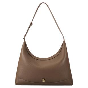 BOSSSUNWEN真皮女士包包头层牛皮大容量hobo腋下包单肩包斜跨女包