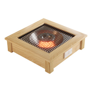 电火盆实木取暖器家用烤火箱烤火盆电火桶烤火炉湖南暖脚神器