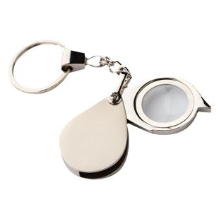 正品迷你随身携带折叠式钥匙扣放大镜便携式微型老人阅读高清30倍高倍100字体扩大镜小型手机放大器