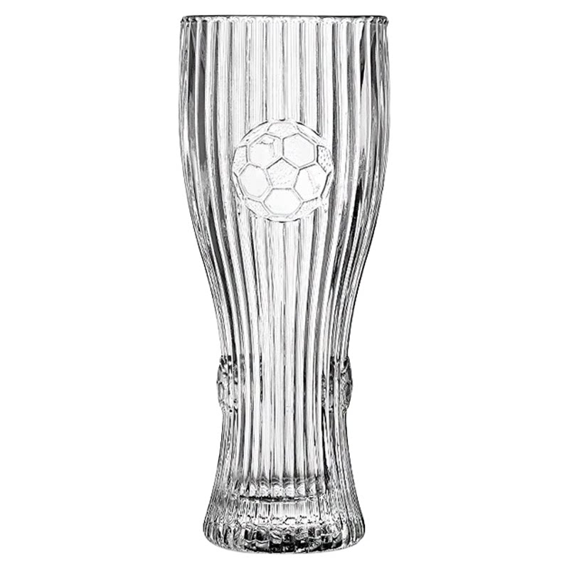 足球造型大容量玻璃啤酒杯