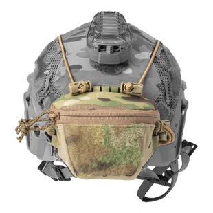 AS机敏系统 SHAW款BRAIN Pouch头盔后置收纳袋 进口虎斑500D