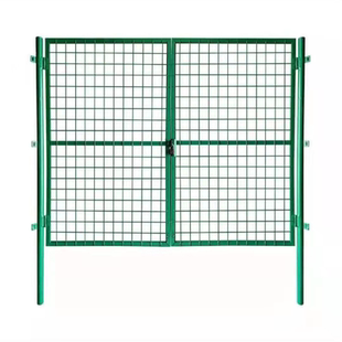 铁丝网门简易围栏门护栏栅栏门仓库车间隔离铁网门折叠防护果园门