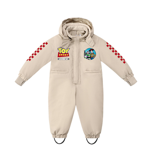 玩具总动员联名儿童连体滑雪服2025新款小孩保暖加厚滑雪衣装备