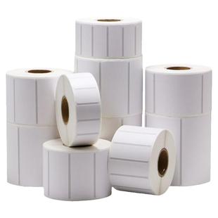 亮白PET标签纸白色不干胶70X60X50X40X35X20X10撕不烂耐高温热销