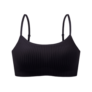 猫人吊带背心女夏季薄款2025新款无痕U型性感美背背心文胸一体式