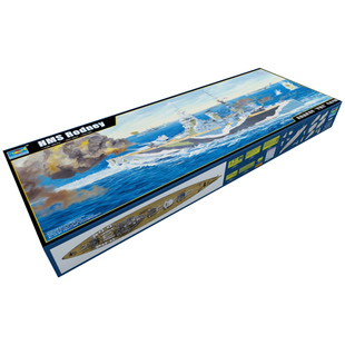 恒辉模型 小号手 03709  1/200 英国 罗德尼号 战列舰 拼装舰船