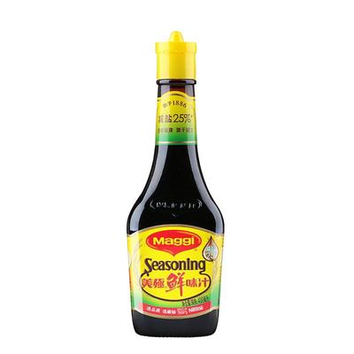 美极减盐鲜味蘸炒菜炖煮生抽