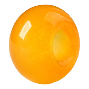 黄翡翠甜甜圈散珠diy串珠配珠手串项链手工饰品配件材料大孔