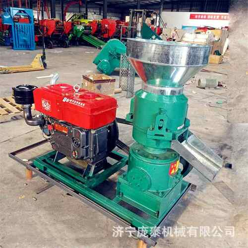 电动小型喂羊颗粒机厂家柴油动力秸秆饲料造粒机玉米麦麸压粒机