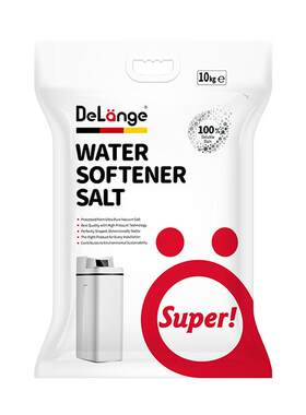DeLange德朗洁食品级原料软水盐软化盐软水机软化水专用盐10KG*4