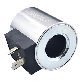 全铜芯液压电磁阀线圈C22S3-SD24K1/12内径22孔长50吊车控制阀24V