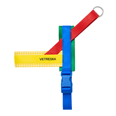 未卡猫狗胸背牵引绳套装撞色搭配