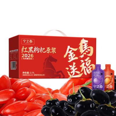 宁之春枸杞原浆礼盒马年过年送礼