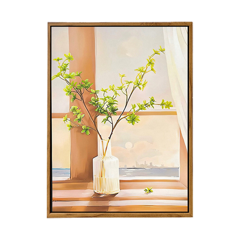 ins风治愈光影植物DIY数字油画