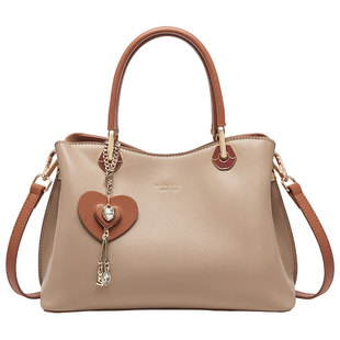 奥康妈妈手提包2026新款包包高级女包上班通勤斜挎包大容量单肩包