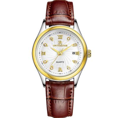 超薄防水商务男女士手表真皮带