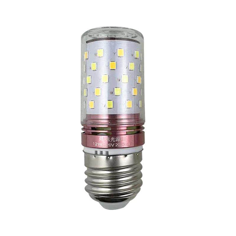led玉米灯泡家用吊灯中式灯水晶灯三色变光e14螺口灯泡e27灯泡