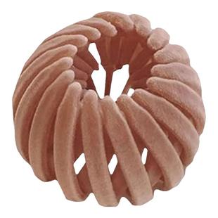 韩系鸟巢发圈盘发器懒人发夹丸子头扎高马尾神器固定发卡伸缩抓夹