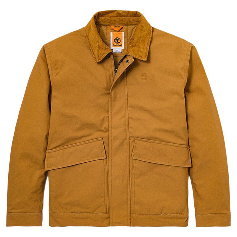 Timberland添柏岚户外男秋冬夹棉加厚保暖翻领棉服夹克外套A2A48