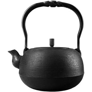 日本龙颜堂南部铁壶家用大号铸铁壶纯手工电陶炉煮茶烧水泡茶专用