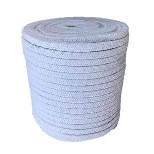 陶瓷纤维盘根绳耐高温密封条窑炉门耐火编织盘根绳防火圆编密封绳